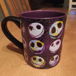 Disney Tim Burton's purple/black ceramic